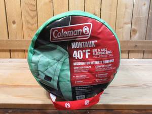 Coleman Montauk 40°F Big and Tall Sleeping Bag
