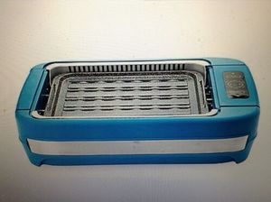 PAULA DEEN TABLETOP INDOOR GRILL WITH FAN (blue)