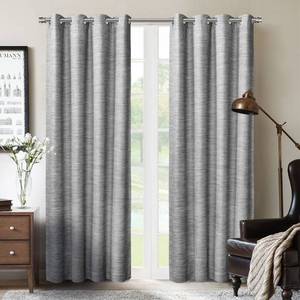SUNBLK Blackout Grommet Curtain Panel Pair 52x84