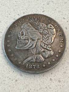 Morgan Hobo Skull Coin