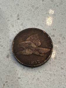 1857 Flying Eagle Cent Penny
