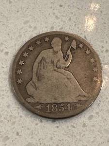 1854-O Seated Liberty Half Dollar