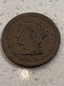 1852 Large Cent Penny