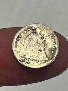 1854 Half Dime