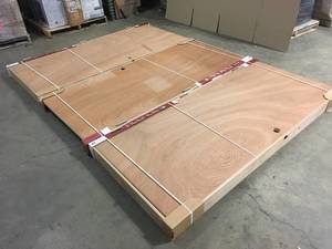 Lot of 30 in. X 80 in. 1 Panel Hardboard Flush Unfinished Solid Core Hardwood Interior Door Slab