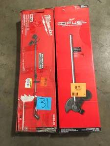 Assorted Milwaukee  M18 18V Lithium-Ion Brushless Cordless String Trimmer  Customer return see Pics