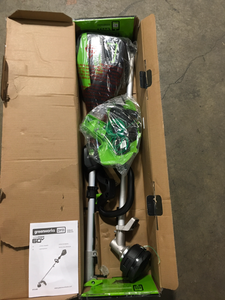 Greenworks  PRO 16 in. 60V Battery Cordless Attachment Capable String Trimmer (Tool Only) Customer return, review all pictures
