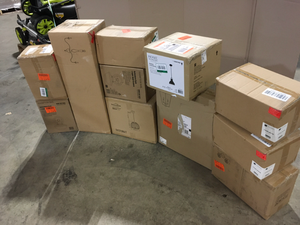 Mix lot of Lights, Fans, Customer return, review all pictures