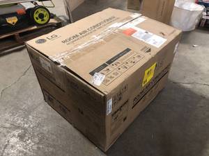 lot 1 image: LG Electronics  9,500 BTU 230-Volt Through-the-Wall Air Conditioner LT1036CER Cools 450 Sq. Ft. with ENERGY STAR and Remote Customer return Review all pictures