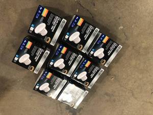 lot 5 image: Commercial Electric  4 in. Color Selectable CCT Integrated LED Recessed Light Trim with Night Light Feature 625 Lumens Dimmable Lot of 8 Customer returns Review all pictures