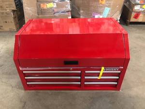 lot 6 image: 41 IN 6-Drawer Tool top Chest , Red Customer returns Review all pictures