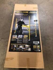 lot 17 image: MetalTech  Jobsite 6 ft. W x 6.25 ft. H x 2.5 ft. D Metal Baker Style Rolling Scaffold Platform, 1000 lbs. Load Capacity Customer returns Review all pictures