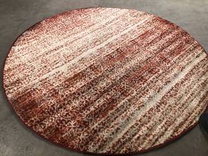 lot 26 image: Unique Loom  Autumn Traditions Terracotta 8 0 x 8 0 Round Rug Customer returns Review all pictures
