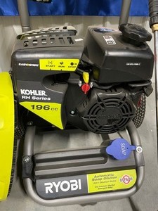 lot 2 image: New Ryobi 3200 PSI 2.3 GPM Cold Water 196cc Kohler Gas Pressure Washer and 15 in. Surface Cleaner