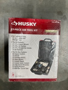 lot 9 image: Husky - 27 Piece Air Tool Set