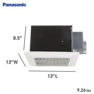 lot 77 image: Panasonic - WhisperCeiling DC Fan, with Pick-A-Flow Speed Selector 50, 80 or 110 CFM