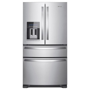 Whirlpool 24.5-cu ft 4-Door French Door Refrigerator with Ice Maker (Fingerprint Resistant Stainless Steel) ENERGY STAR