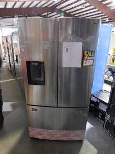 Samsung 27-cu ft French Door Refrigerator with Dual Ice Maker (Fingerprint Resistant Stainless Steel) ENERGY STAR