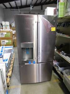 GE 27.7-cu ft French Door Refrigerator with Ice Maker (Fingerprint-resistant Stainless Steel) ENERGY STAR