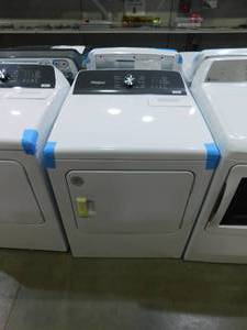 Whirlpool 7-cu ft Steam Cycle Electric Dryer (White)
