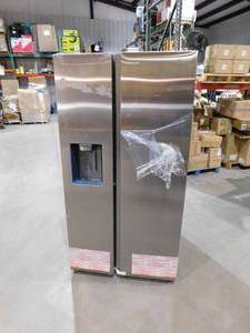 Samsung  36 in. 27.4 cu. ft. Side by Side Refrigerator in Fingerprint-Resistant Stainless Steel, Standard Depth