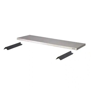 lot 83 image: Husky  48 in. Stainless Steel Work Surface for Regular Duty Welded Steel Garage Storage System
