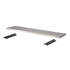 lot 84 image: Husky  72 in. Stainless Steel Work Surface for Regular Duty Welded Steel Garage Storage System
