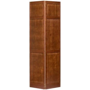 lot 85 image: Kimberly Bay 30 in. x 80 in. Traditional 6-Panel Espresso Solid Core Wood Bi-Fold Door