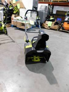 lot 26 image: RYOBI  40V HP Brushless 18 in. Single-Stage Cordless Electric Snow Blower (Tool-Only)
