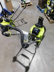 lot 27 image: RYOBI  40V HP Brushless 18 in. Single-Stage Cordless Electric Snow Blower (Tool-Only)