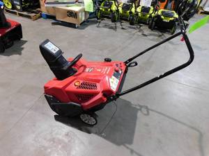 lot 30 image: Troy-Bilt  Squall 21 in. 179 cc Single-Stage Gas Snow Blower with Electric Start and E-Z Chute Control