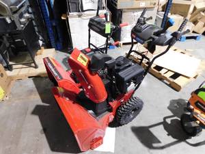 lot 58 image: (2) Snow Blowers for parts  repair