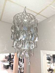 30 Crystal Chandelier with Light Fixture