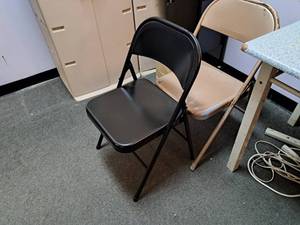 Lot of (2) Metal Folding Chairs