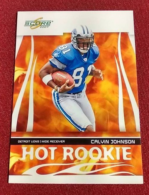 2007 Score Calvin Johnson Rookie Card, March Sports Cards & Memorabilia #2  - TONS of Rookies, Vintage, Etc.