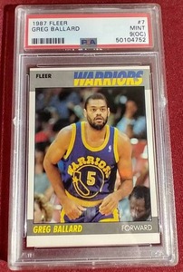 1987 Fleer Greg Ballard - PSA 9