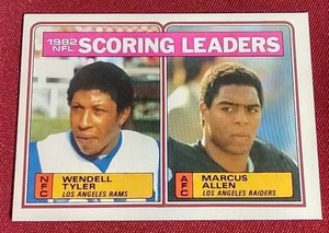 1982 Scoring Leaders Card - Marcus Allen