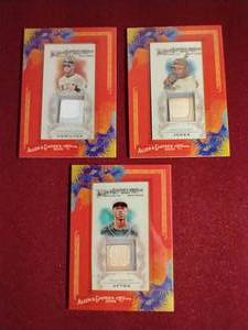 (3) Allen & Ginter Relic Cards