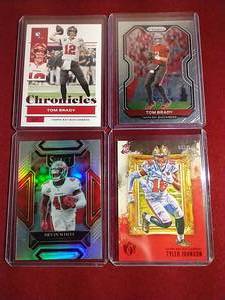 4-Card Buccaneers Lot - Brady, Etc