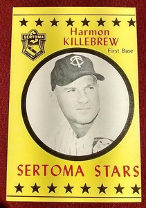 1977 Sertoma Stars Harmon Killebrew Card