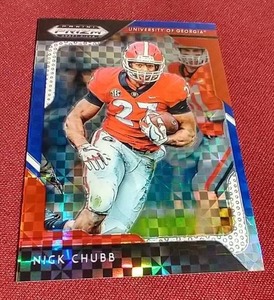 2019 Prizm Draft Picks Nick Chubb Rookie Card - #d99