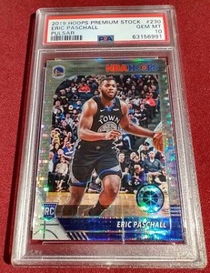 2019 Hoops Premium Stock Eric Paschall Rookie Card - PSA 10