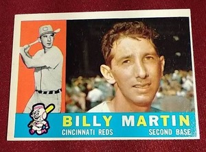 1960 Topps Billy Martin Card - Nice