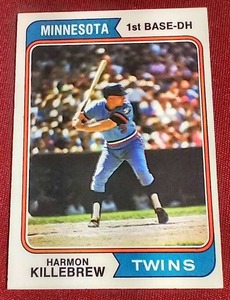 1974 Topps Harmon Killebrew Card