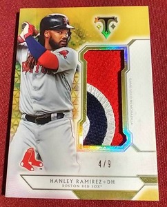 Hanley Ramirez Jersey Card #d9 - SICK 3-Color Patch