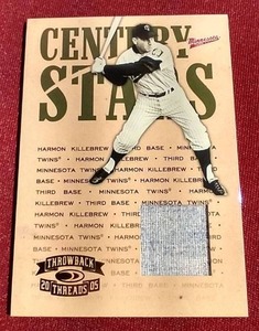 2005 Donruss Harmon Killebrew Game-Used Jersey Card - #d50