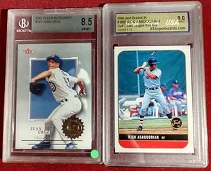 (2) Slabbed Baseball Cards