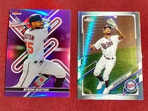 (2) Byron Buxton Refractors - One Numbered