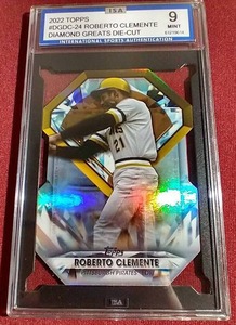 2022 Die-Cut Roberto Clemente Card - ISA 9
