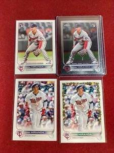 (4) Different Jose Miranda Rookie Cards